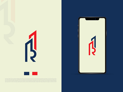 R font real estate logo design graphic design illustration illustrator logo minimal vector