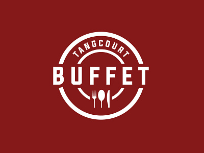 Tangcourt Buffet logo design graphic design illustration illustrator logo minimal vector