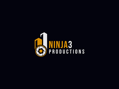 Ninja 3 Productions Logo design graphic design illustration illustrator logo minimal vector