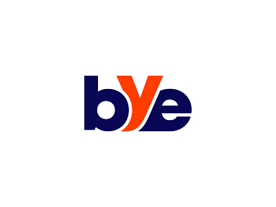 Bye Logo design graphic design illustration illustrator logo minimal vector