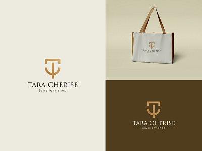 Tara Cherise Logo branding design fashion icon illustrator jewellery logo logo mark logotype minimal modern logo presentation professional logo simple t icon unique vector