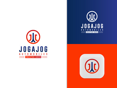 Jogajog Automobiles logo brand identy branding design dribbble gradient icon illustrator logo logo design logo mark logo tpye minimal minimalist modern sign symbol vector