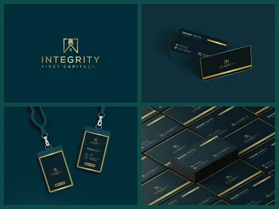 Integrity First Capital Logo Design a b c d e f g h i j k l m branding business card colorful monogram design dribbble home icon id card illustrator logo logos logotype luxury minimal modern creative professional monogram n o p q e s t u v w x y z real estate vector