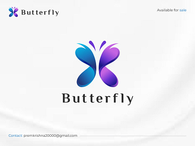 Butterfly Logo Design a b c d e f g h i j k l m brand butterfly colorful creative modern professional design dribbble gradient icon illustrator logo logomark logos logotype minimal monogram n o p q r s t u v w x y z symbol vector