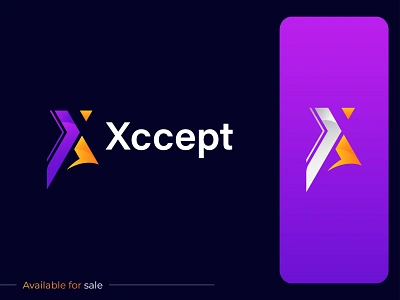 Xccept Logo Design 99 design abstract logo brand identity branidng colorful logo dribbble gradient icon logo logo design logo designer logo mark logo type logos minimal logo symbol typography loog x logo