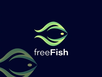 Branding, Modern, Minimalist freeFish Logo Design. a b c d e f g h i j k l m abstract logo brand identity brand mark brandign creative logo fish logo full brandign gradient icon logo branding logo designer logos minimal logo modern logo n o p q r s t u v w x y z popular logo professional logo unique logo visual identity