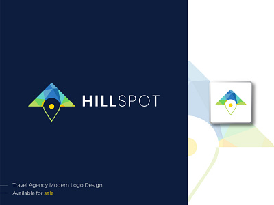 Modern, Minimalistic Hillspot Logo Design