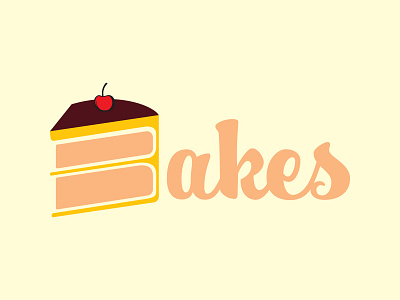 Bakes bake bakery bakerylogo branding cake design logo typography vector