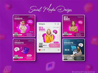 Social Media Post Design, Hiring Post, Web Design post ads ads design asdfghjklzxcv banner bnmqwertyuiop desisgn facebook flyer hire hiring instagram post media posts social social media social media design socialmediapost web