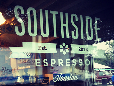 Southside Espresso window coffee identity