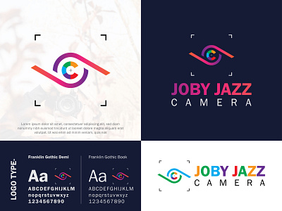 JOBY JAZZ CAMERA app brand identity branding camera app camera icon camera logo colorful logo creative design dribbble flat flatlogo graphic design icon logo minimal modern logo photography logo typography vector