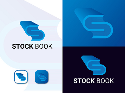 STOCK BOOK 3d app brand identity colorful logo dribbble gdboostwork graphic design icon lettering logo design modern logo vector