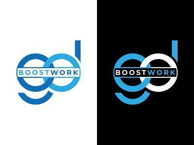 GD BOOST WORK boost brand identity branding colorful logo design flat gd logo gdboostwork graphic design letter logo logo minimal modern logo vector work