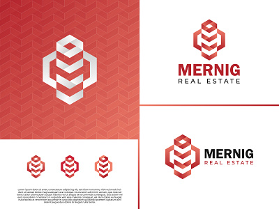 Mernig Real Estate Logo Design