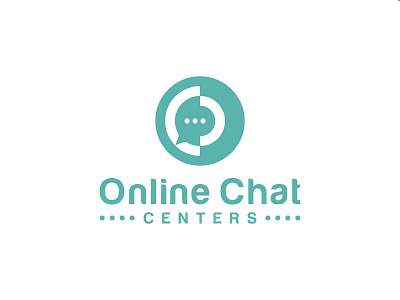 Online Chat Centers Modern Letter Logo