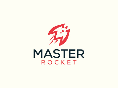 Master Rocket-M letter Logo Design