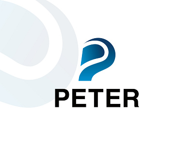 PETER-P Letter Logo Design-Modern Logo- Minimal Logo