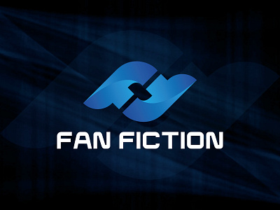 Fan Fiction F+F Letter Logo Design-Modern Logo- Minimal Logo
