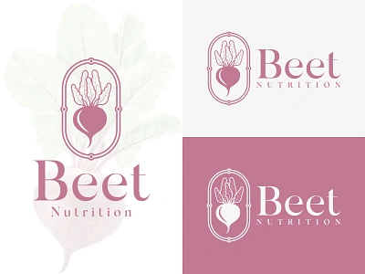 Beet Nutrition Logo | Natural | Simple | Minimal | Flat | Modern beet brand identity colorful logo cooking design dribbble flat food graphic design health leaf logo minimal modern logo natural sterngd sugar beet tree vector vegetable