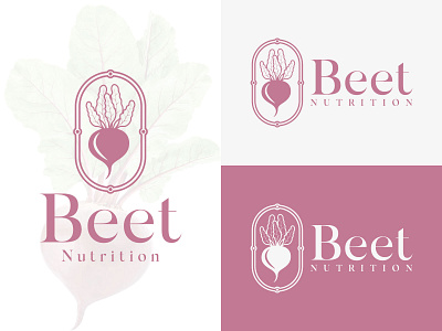 Beet Nutrition Logo | Natural | Simple | Minimal | Flat | Modern