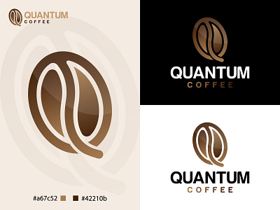 Coffee and Q Letter logo  | Minima | Monogram | Modern | Simple