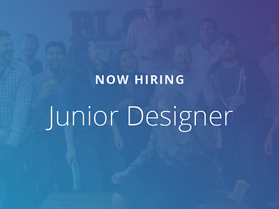 Now Hiring! bloc jobs junior designer