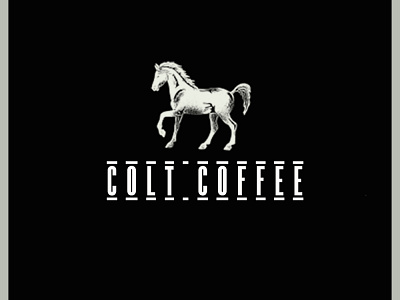 Colt Coffee art branding design flat graphic design illustration illustrator logo minimal photoshop