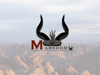 Markhor art branding design flat graphic design illustration illustrator logo minimal photoshop