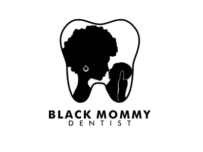 Black Mommy Dentist art branding design graphic design illustration illustrator logo minimal photoshop vector