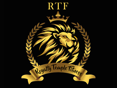 Royalty Temple Fitness art branding design flat graphic design illustration illustrator minimal photoshop typography