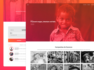 Charity Platform charity design platform ui ux web design