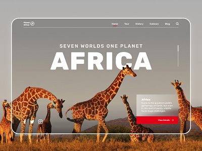 Travel website | Main screen