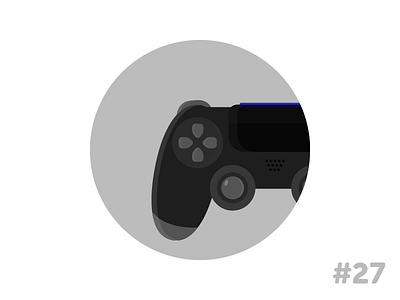 Playstation flat icon illustration vector