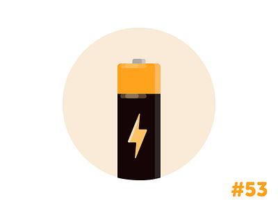 Battery flat icon illustration vector