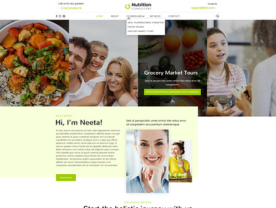 Home-page design web