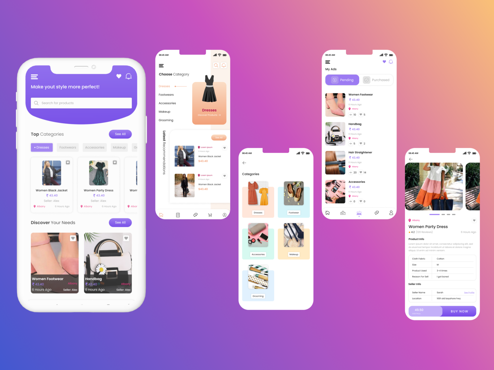 Marketplace App Design by Aditi Pareek on Dribbble