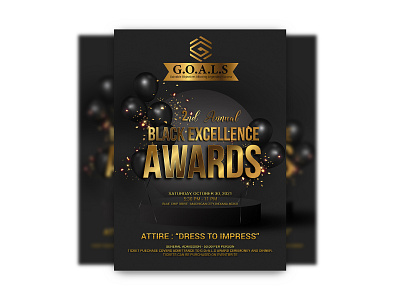 Golden Awards Poster Design