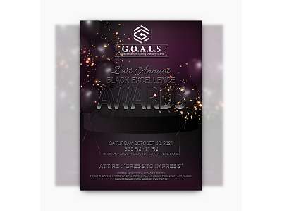Golden Awards Poster Design 3d animation anniversary book cover mockup book cover page design branding createspace cover graphic design logo motion graphics poster