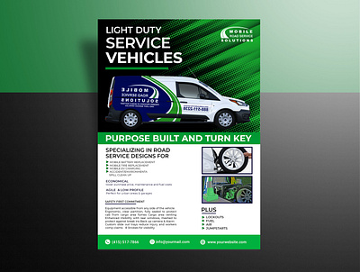 Vehicles Service Flyer