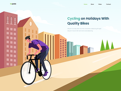 Bicycle Landing Page