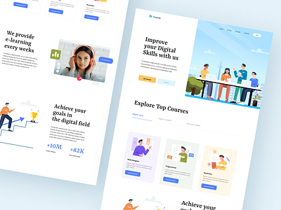 Courses Landing Page