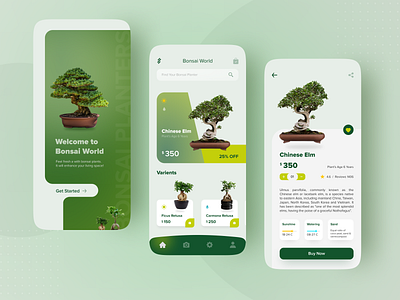 Bonsai Plant App bonsai bonsai plant app buy online buying enhance your space greenery help to environment home decor home delivery home plantation mobile app nature app online shopping app planting plants tree lovers uidesign uiux uiux design uiuxdesigner
