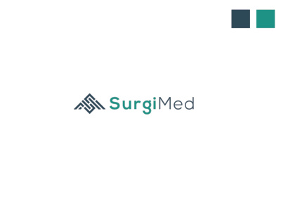 SurgiMed branding design illustration logo vector