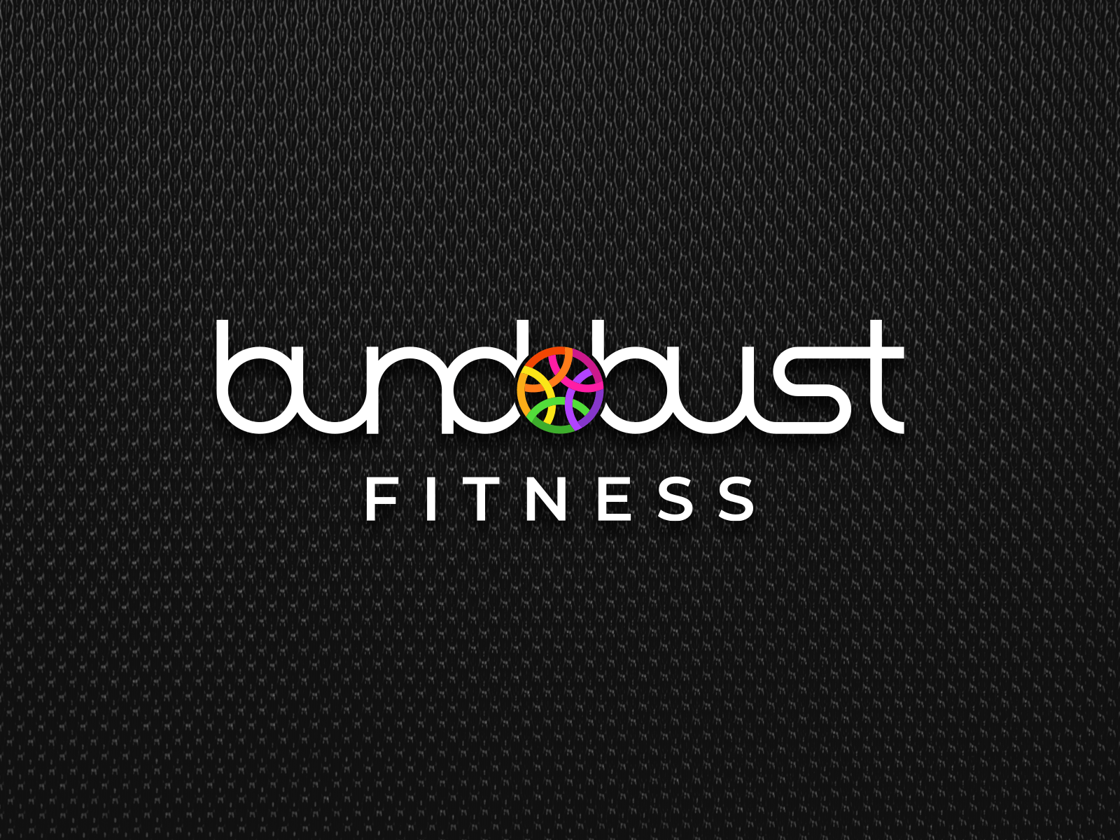 Bundobust Fitness Logo athlete athletic body coach customtype exercise fit fitness geometric gym health heart link logo mind nutrition sport typography