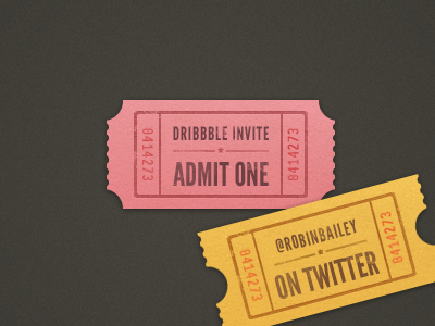 Dribbble Invite Giveaway dribbble invite ticket