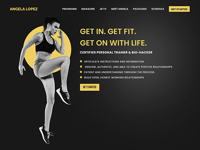 Personal Trainer Landing Page