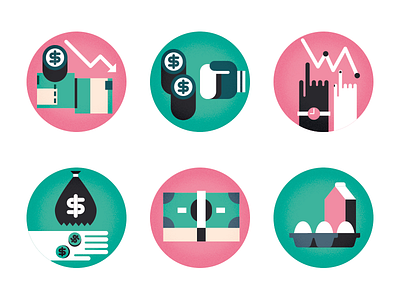 Dollar vs Peso. Editorial Illustration dollar economy flat icon illustration magazine money peso