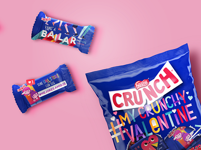 #MyCrunchyLove branding chocolate chocolate bar kids love love day mockup valentines day