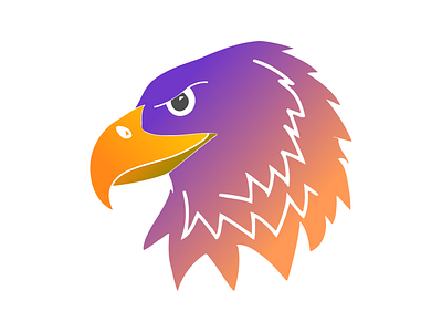 Eagle made using Inkscape. art design eagle eagle logo graphic design illustration illustrator inkscape logo minimal typography website