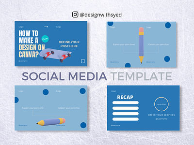 [Carousel] Social Media Template 2021 branding design graphic design illustration logo